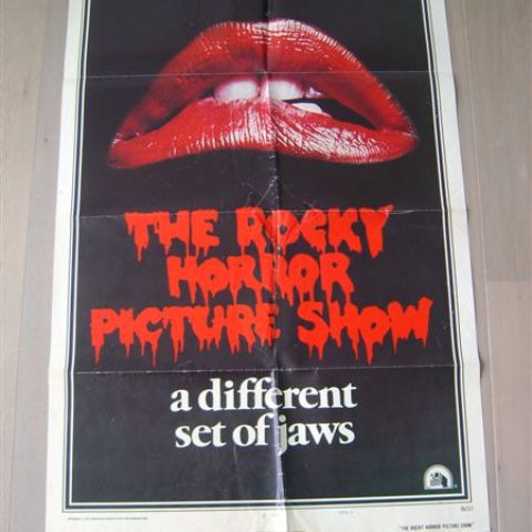 'The Rocky Horror Picture Show' (A different set of Jaws' 1975 U.S. style A one-sheet)